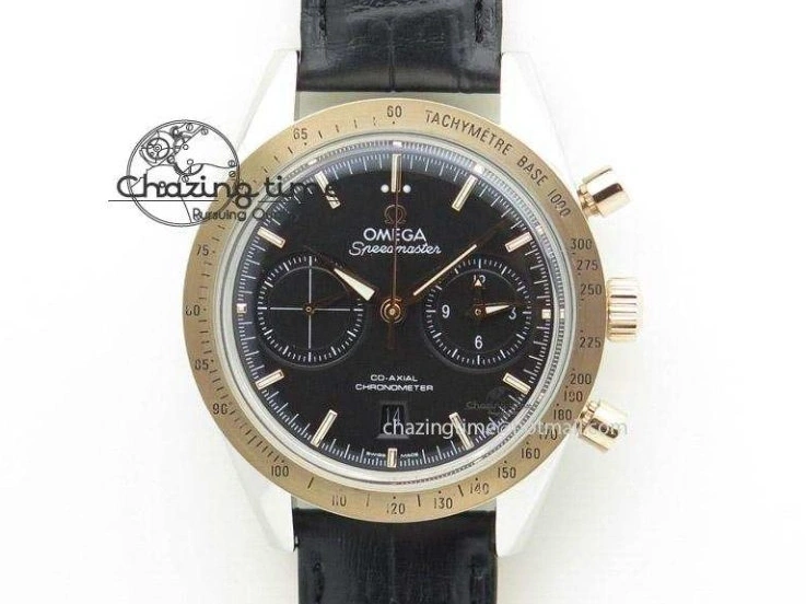 0406 Speedmaster MoonWatch Black Dial On SS Bracelet Seasonal 8228